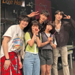 Lovely runner cast group picture